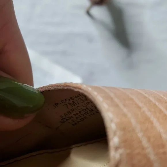 Jessica Simpson Coswell Blush Pink Snake Embossed Faux Leather Pointed Toe Pump - Picture 6 of 11